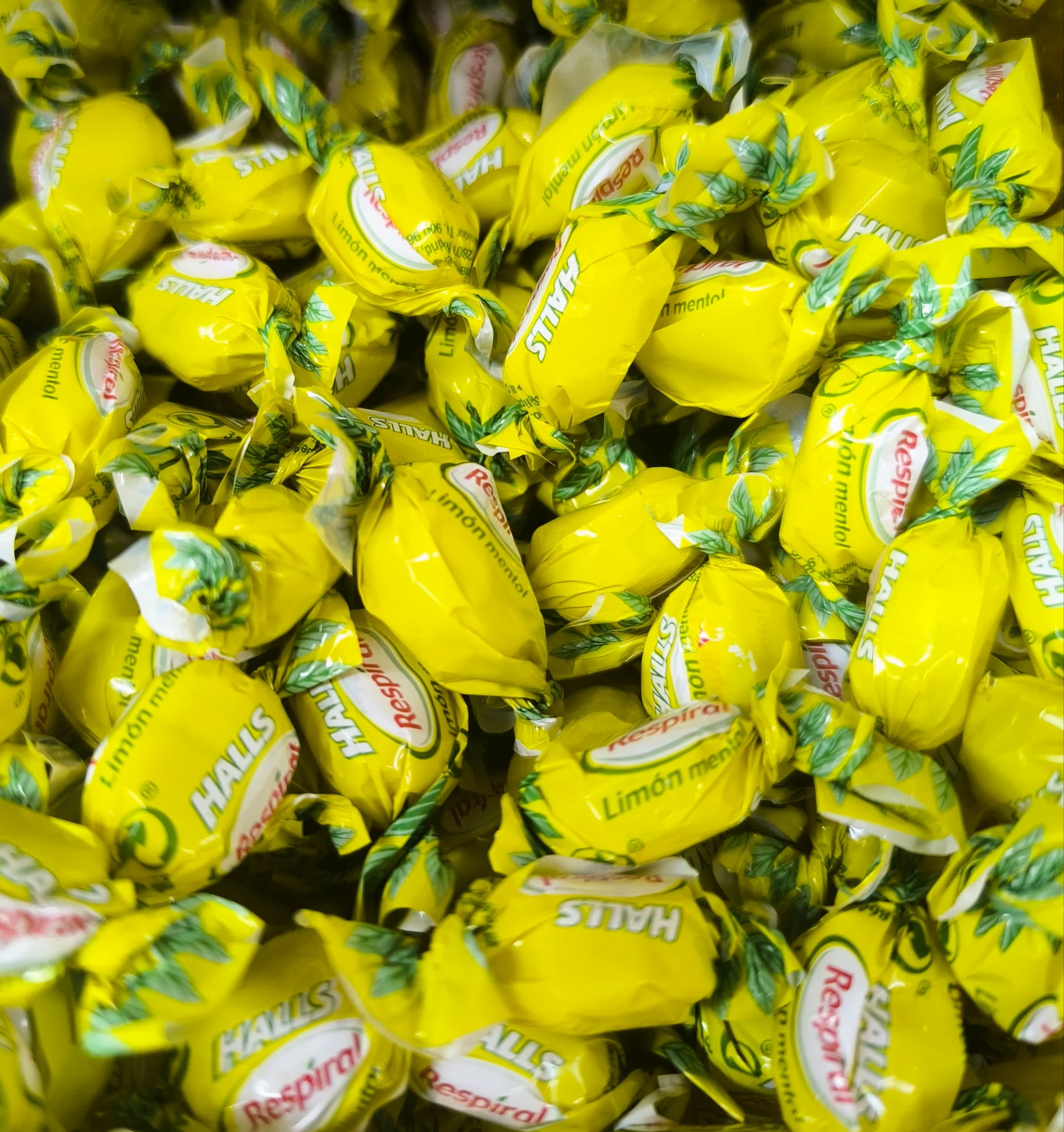Halls limón y mentol