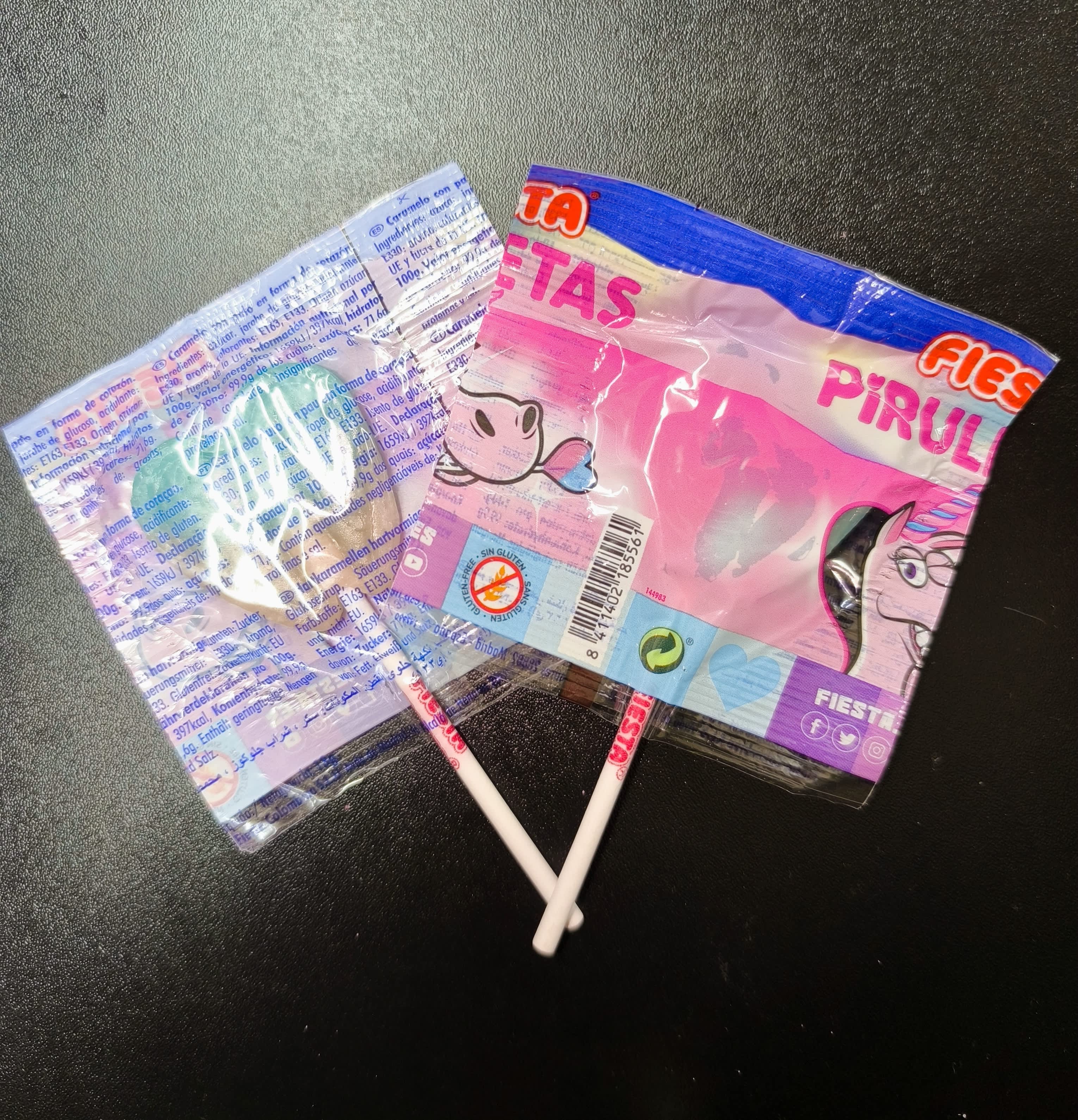 Piruleta unicornio