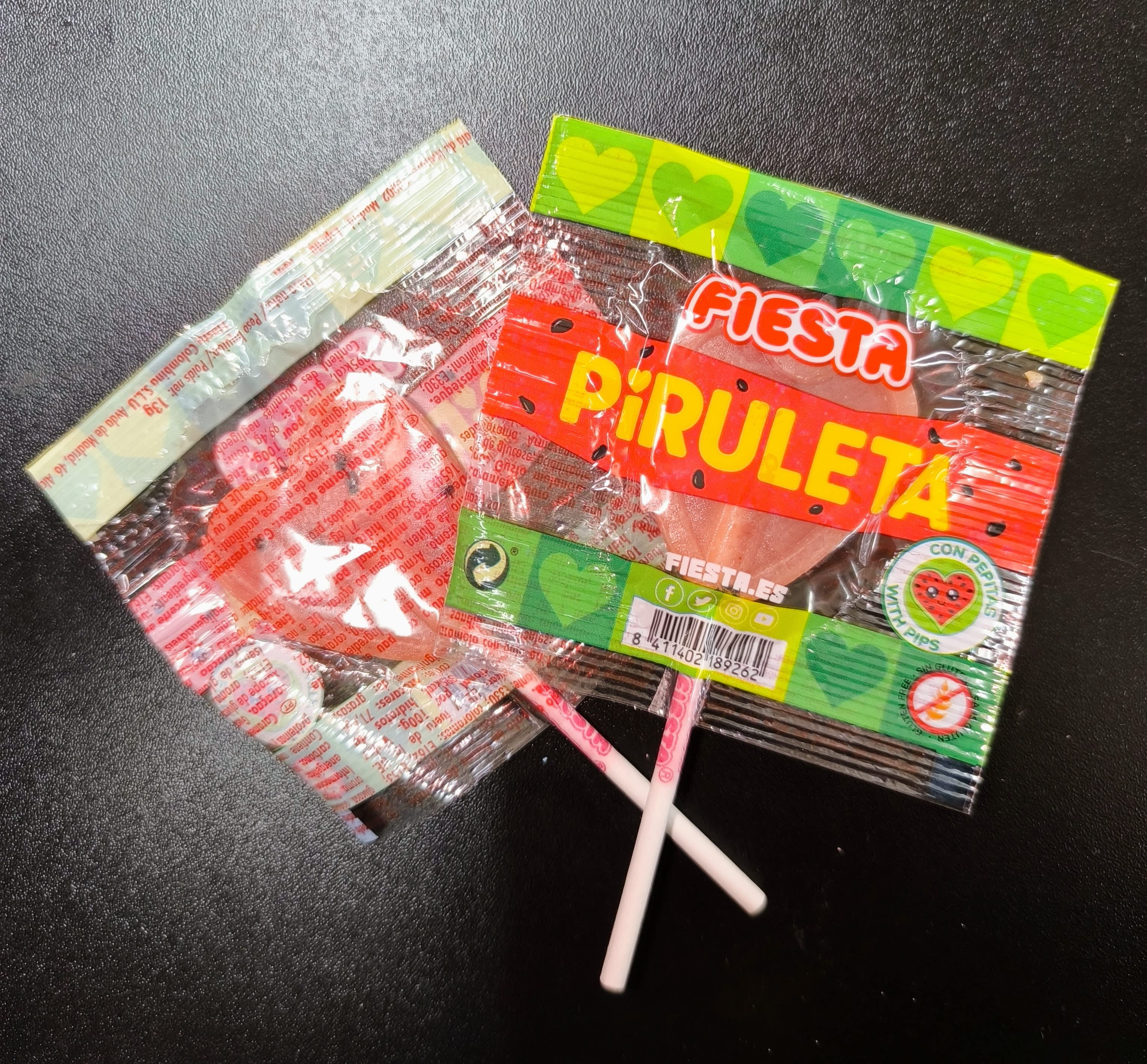 Piruleta corazón