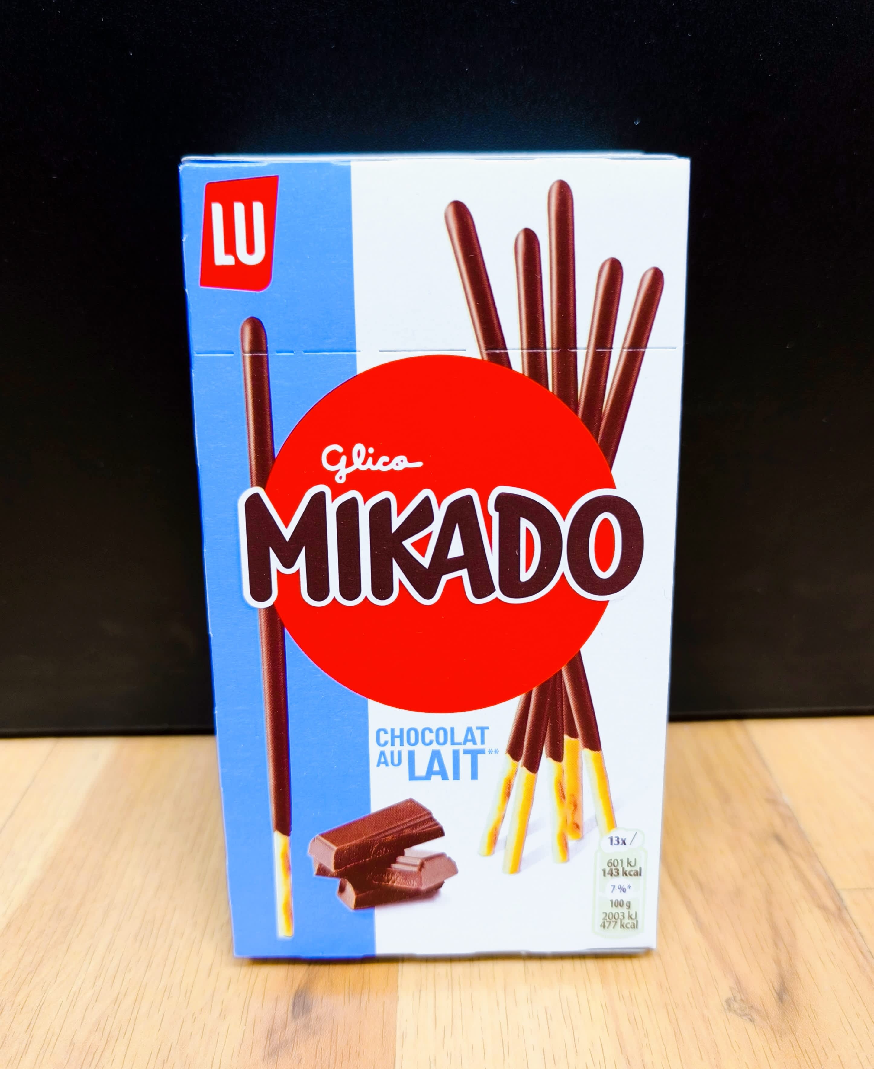 Mikado chocolate con leche