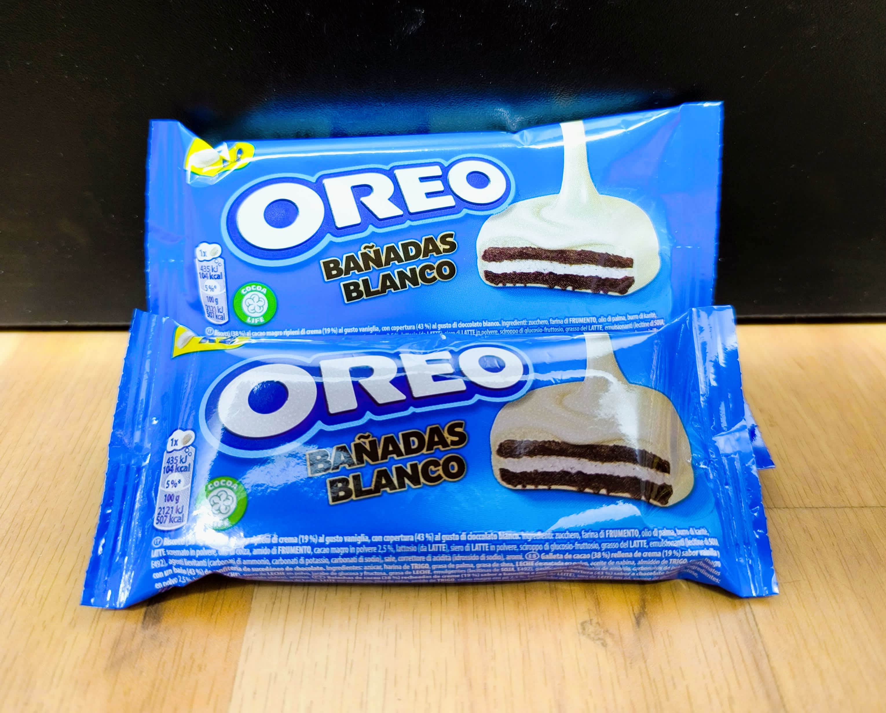 Oreo bañadas blanco