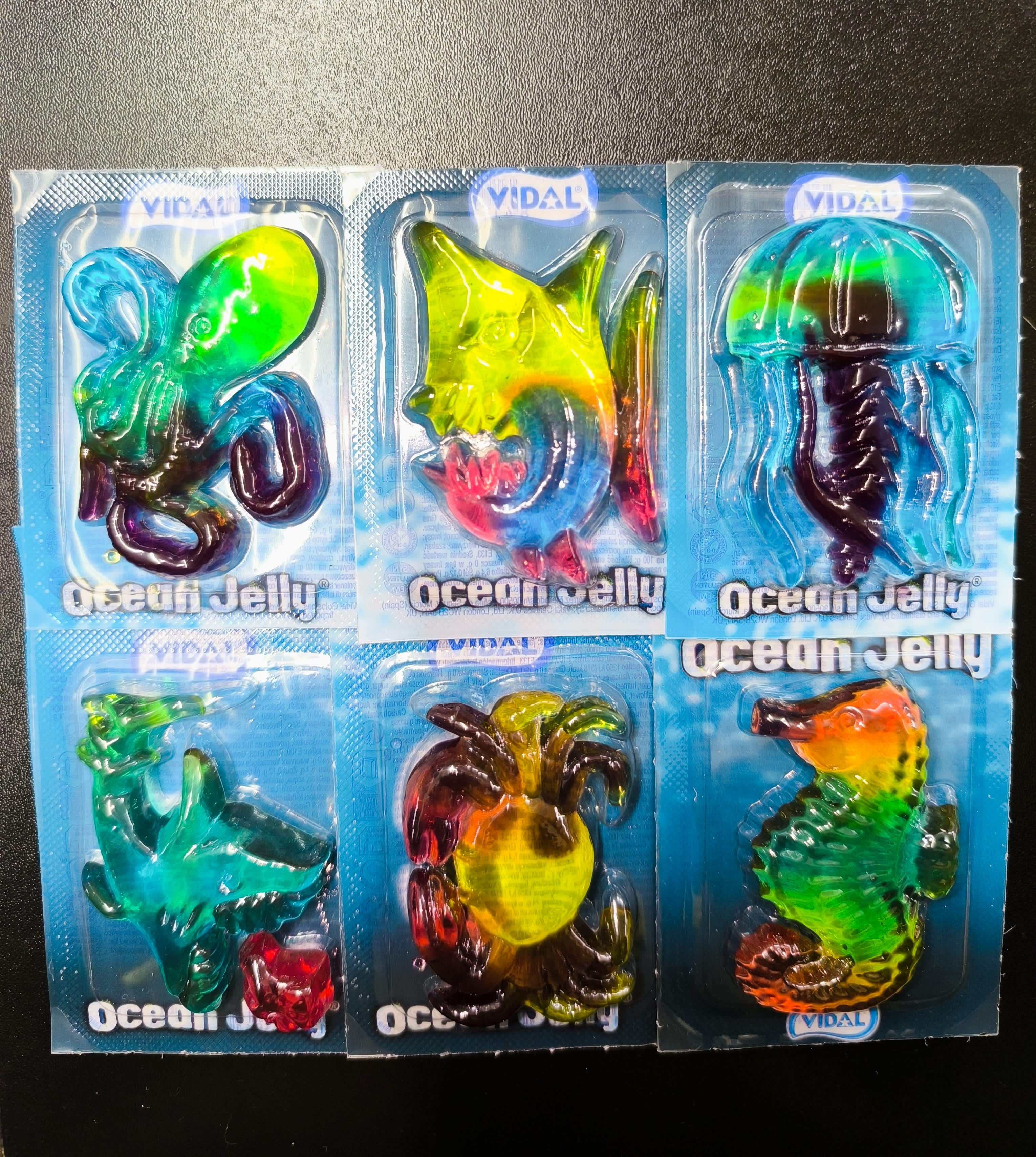Figuras océano gelatina
